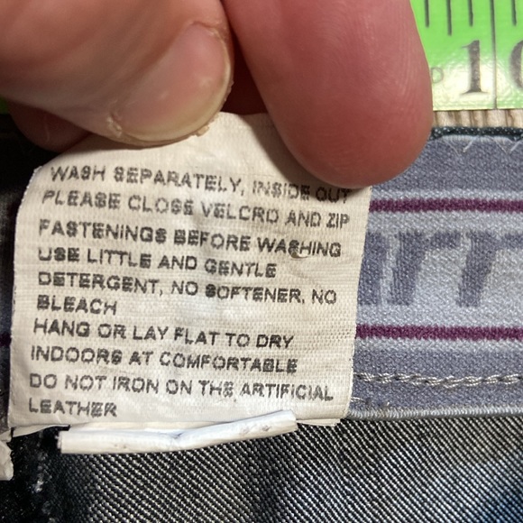 Black Diamond by Harry’s Horse Denim and Faux Leather Riding Breeches Size EU 38 - Picture 9 of 13